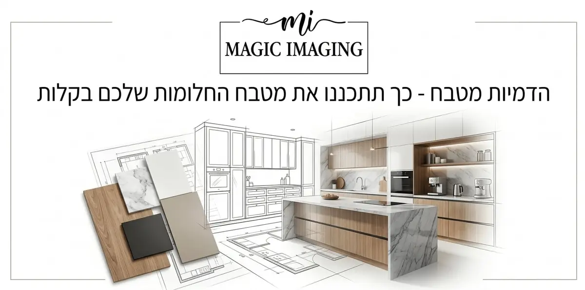 הדמיות מטבח – כך תתכננו את מטבח החלומות שלכם בקלות