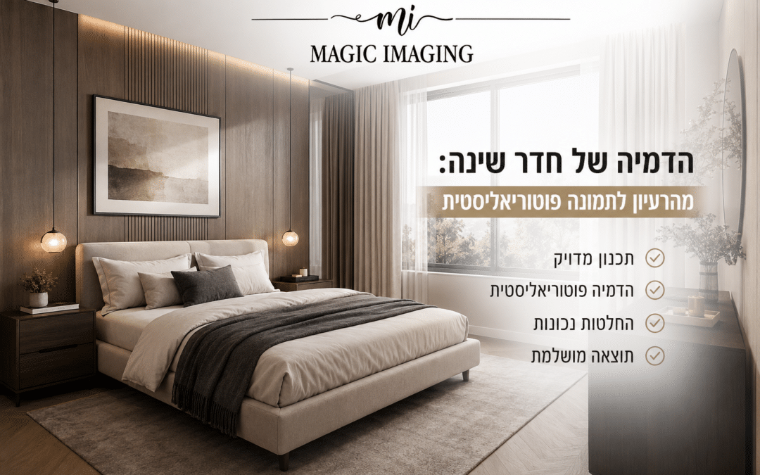 הדמיה של חדר שינה - קסם הדמיות